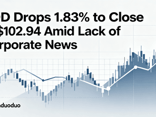 PDD Drops 1.83% to Close at $102.94 Amid Lack of Corporate News
