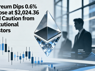 Ethereum Dips 0.6% to Close at $2,024.36 Amid Caution from Institutional Investors