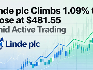 Linde plc Climbs 1.09% to Close at $481.55 Amid Active Trading