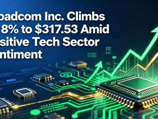 Broadcom Inc. Climbs 1.18% to $317.53 Amid Positive Tech Sector Sentiment