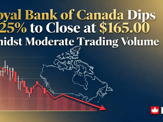 Royal Bank of Canada Dips 0.25% to Close at $165.00 Amidst Moderate Trading Volume