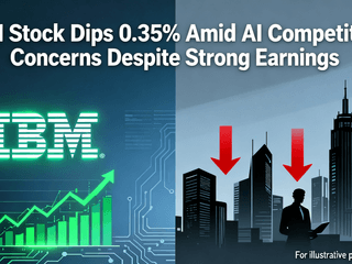 IBM Stock Dips 0.35% Amid AI Competition Concerns Despite Strong Earnings