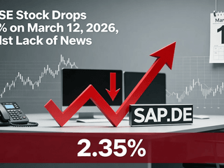 SAP SE Stock Drops 2.35% on March 12, 2026, Amidst Lack of News