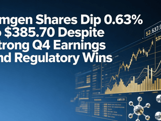 Amgen Shares Dip 0.63% to $385.70 Despite Strong Q4 Earnings and Regulatory Wins