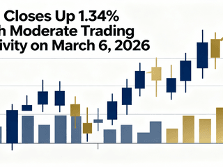 ICE Closes Up 1.34% with Moderate Trading Activity on March 6, 2026