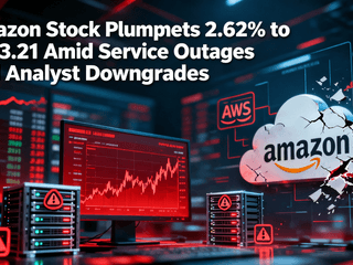 Amazon Stock Plummets 2.62% to $213.21 Amid Service Outages and Analyst Downgrades