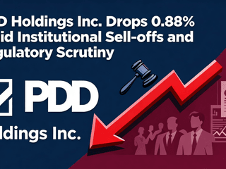 PDD Holdings Inc. Drops 0.88% Amid Institutional Sell-offs and Regulatory Scrutiny