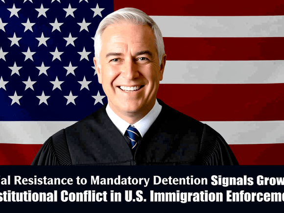 Judicial Resistance to Mandatory Detention Signals Growing Constitutional Conflict in U.S. Immigration Enforcement