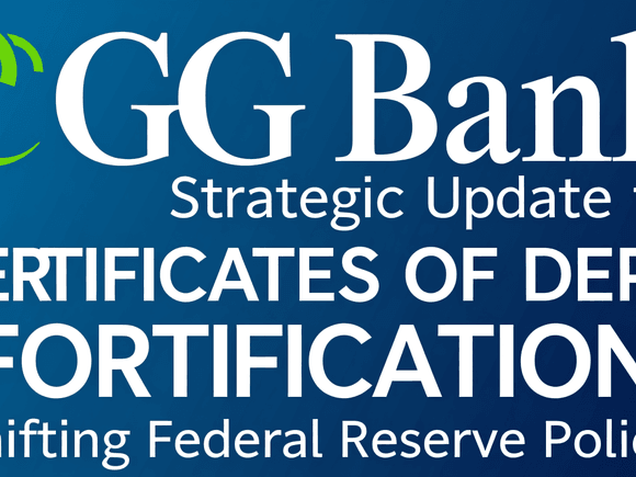 CFG Bank Strategic Update to Certificates of Deposit Program Signals Liquidity Fortification Amid Shifting Federal Reserve Policy