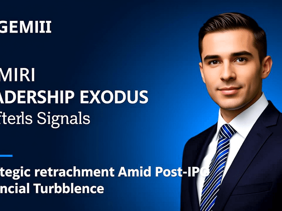 Gemini Leadership Exodus Signals Strategic Retrenchment Amid Post-IPO Financial Turbulence