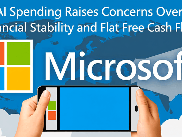 Microsoft's AI Spending Raises Concerns Over Financial Stability and Flat Free Cash Flow