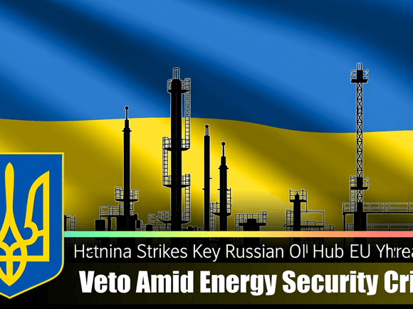Ukraine Strikes Key Russian Oil Hub as Hungary Threatens EU Sanctions Veto Amid Energy Security Crisis