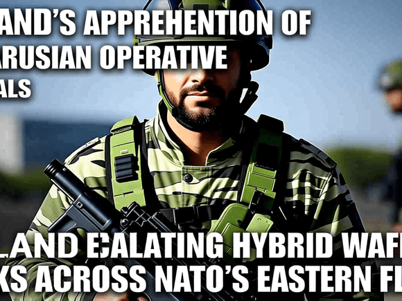 Poland’s Apprehension of Belarusian Operative Signals Escalating Hybrid Warfare Risks Across NATO’s Eastern Flank