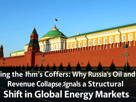 Eroding the Kremlin’s Coffers: Why Russia’s Oil and Gas Revenue Collapse Signals a Structural Shift in Global Energy Markets