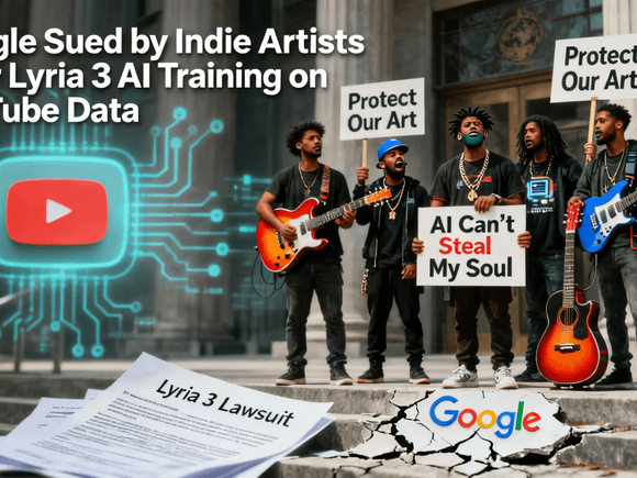 Google Sued by Indie Artists Over Lyria 3 AI Training on YouTube Data