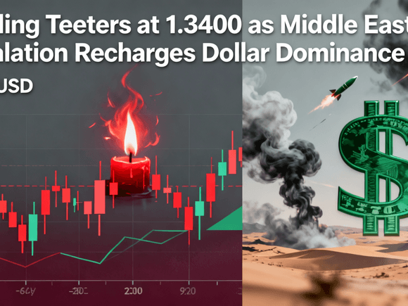 Sterling Teeters at 1.3400 as Middle East Escalation Recharges Dollar Dominance