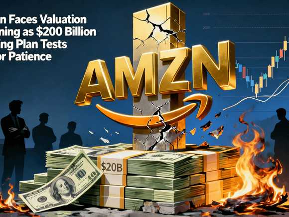 Amazon Faces Valuation Reckoning as $200 Billion Spending Plan Tests Investor Patience