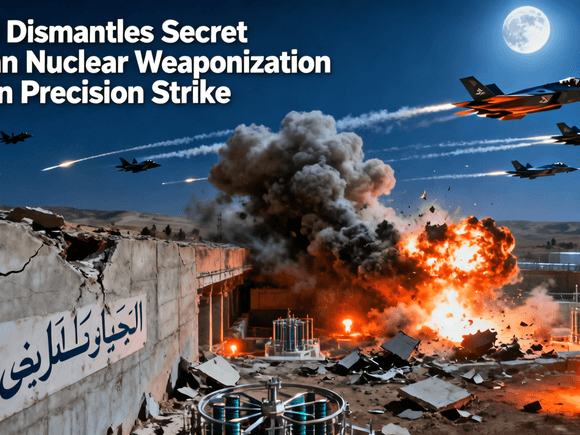 Israel Dismantles Secret Iranian Nuclear Weaponization Hub in Precision Strike
