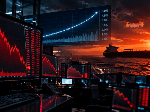 U.S. Stocks Close Lower as Oil and Bond Yields Jump Together