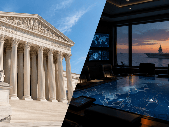 Supreme Court Opens Business-Heavy Term While Iran War Cabinet Meets at Camp David