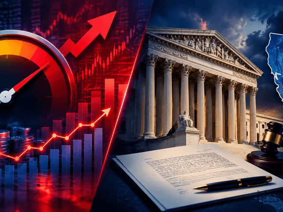 Hot CPI Lifts Fed Hike Bets to 54% as Stocks Slide; DOJ Threatens California on Voter Rolls