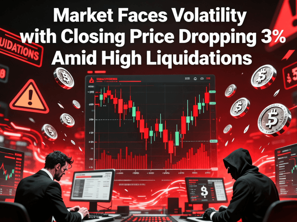 Market Faces Volatility with Closing Price Dropping 3% Amid High Liquidations