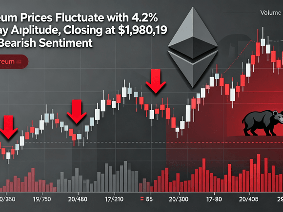 Ethereum Prices Fluctuate with 4.2% Amplitude, Closing at $1,980.19 Amid Bearish Sentiment