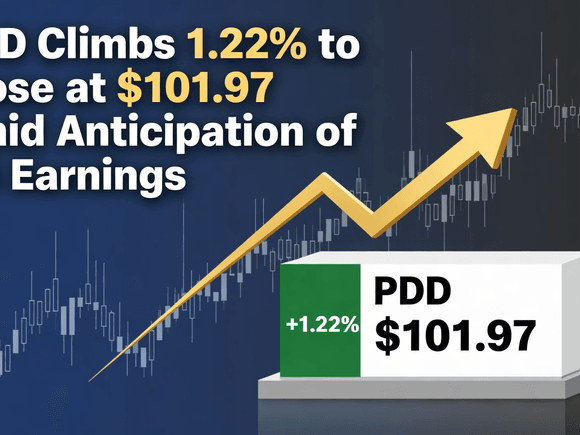 PDD Climbs 1.22% to Close at $101.97 Amid Anticipation of Q4 Earnings