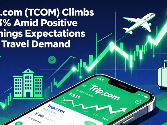 Trip.com (TCOM) Climbs 3.93% Amid Positive Earnings Expectations and Travel Demand