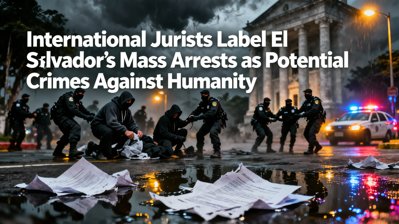 International Jurists Label El Salvador’s Mass Arrests as Potential Crimes Against Humanity