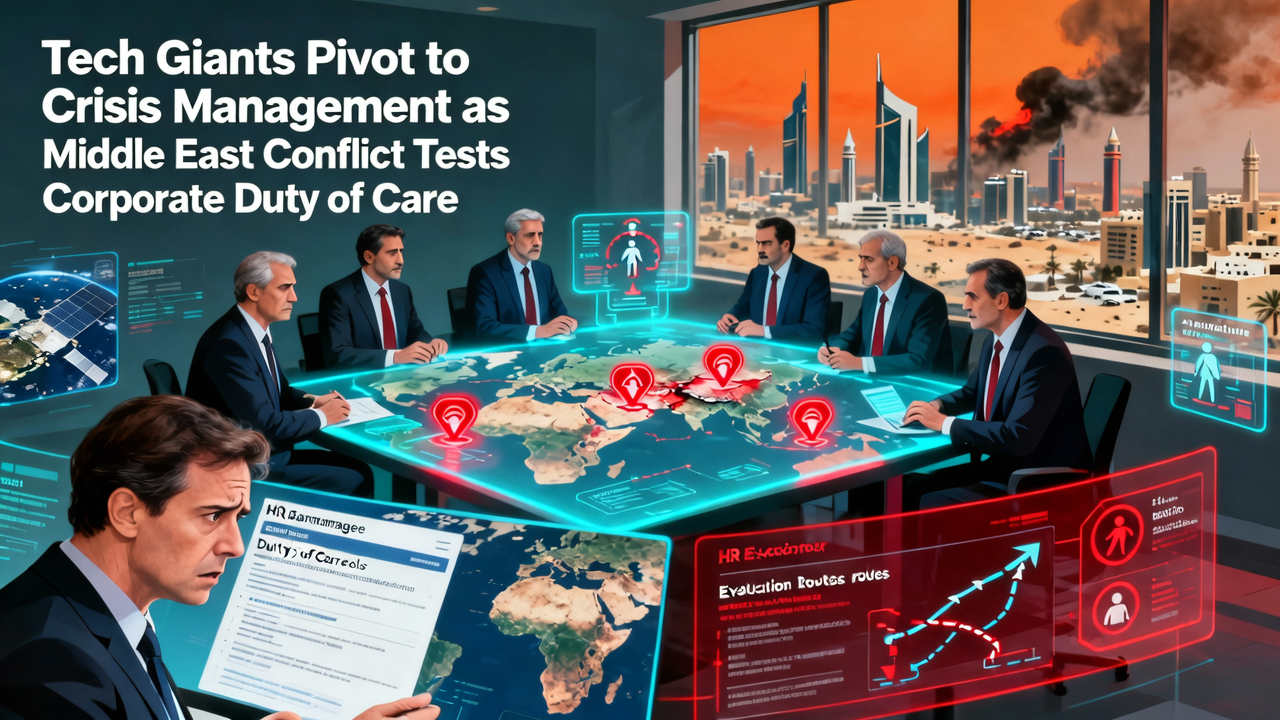 Tech Giants Pivot to Crisis Management as Middle East Conflict Tests Corporate Duty of Care