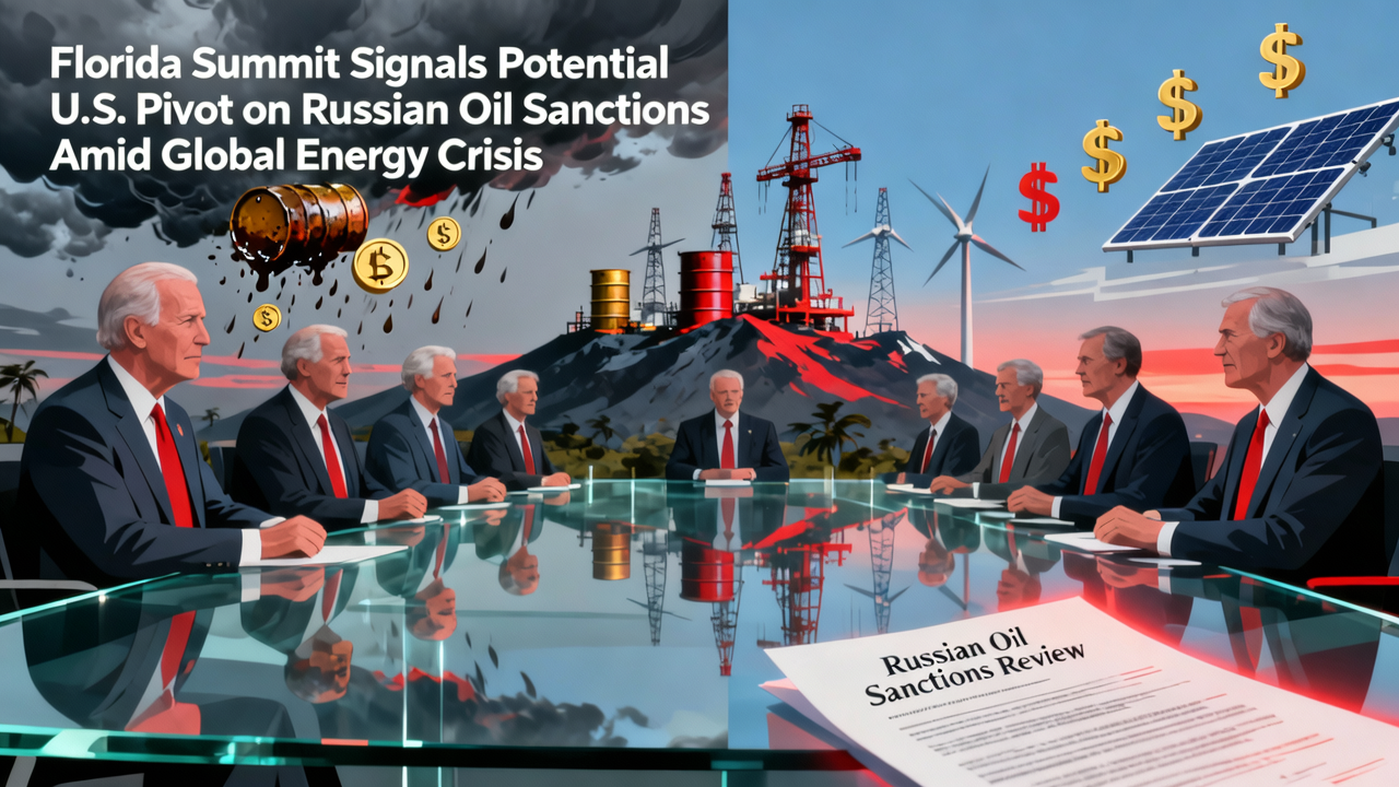 Florida Summit Signals Potential U.S. Pivot on Russian Oil Sanctions Amid Global Energy Crisis