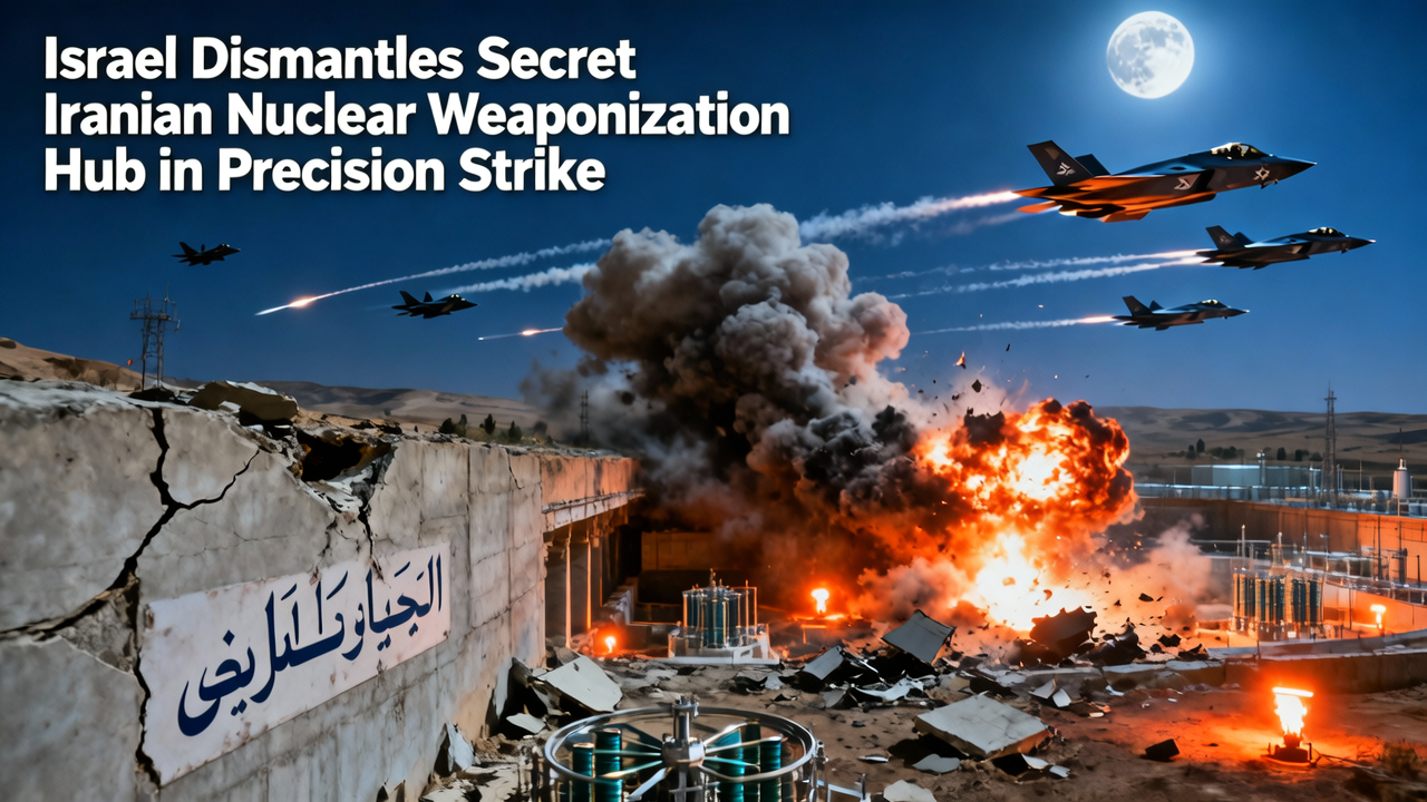 Israel Dismantles Secret Iranian Nuclear Weaponization Hub in Precision Strike
