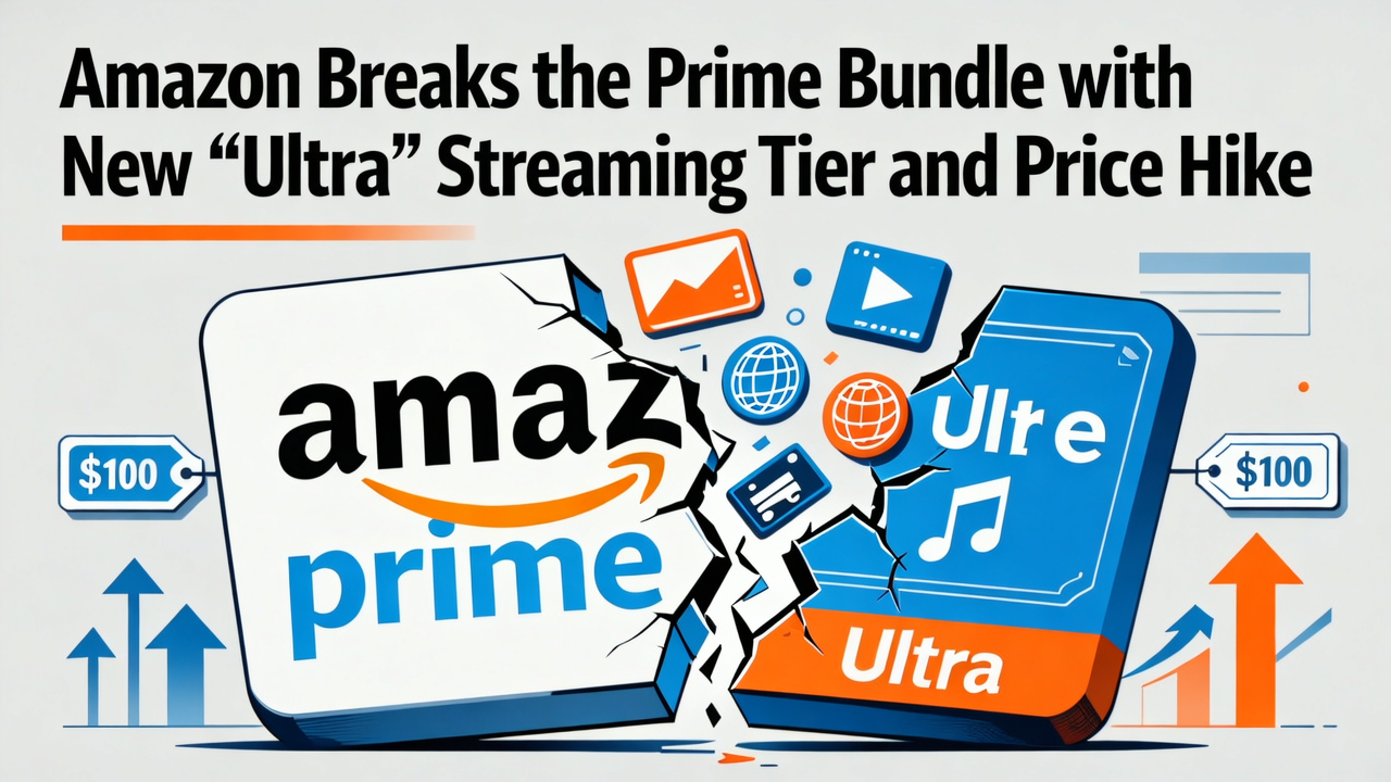Amazon Breaks the Prime Bundle with New 'Ultra' Streaming Tier and Price Hike