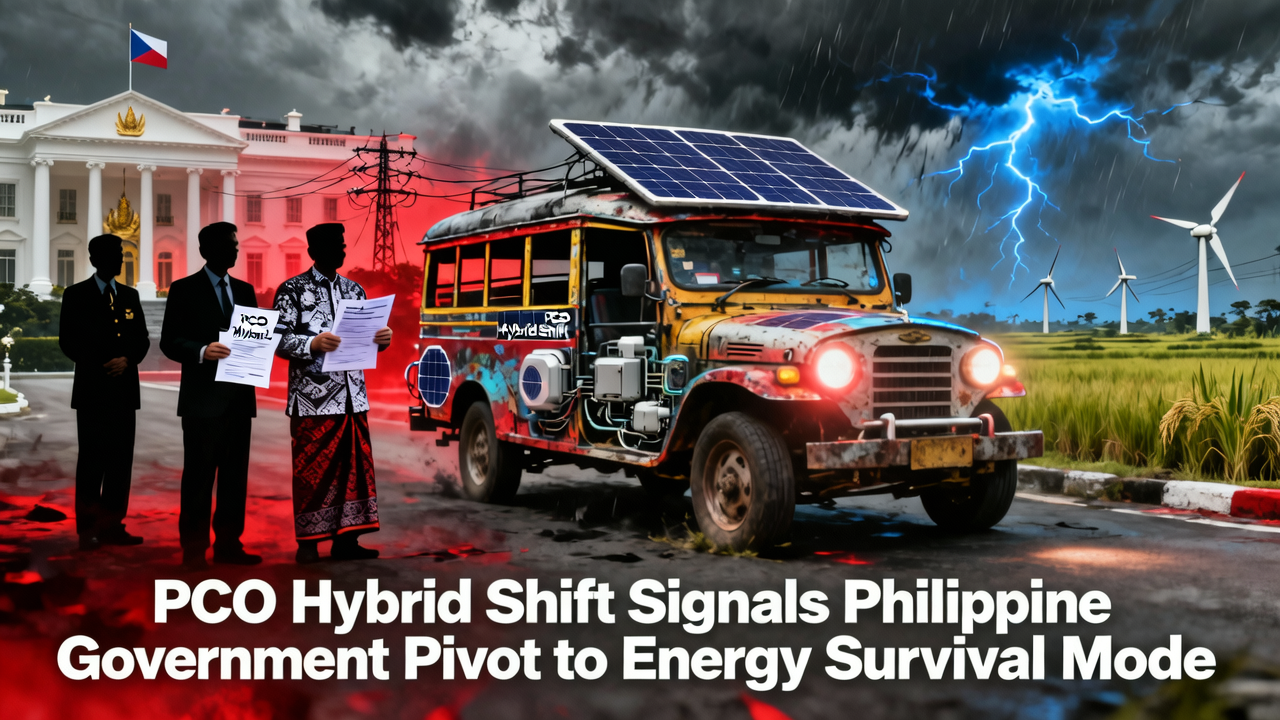 PCO Hybrid Shift Signals Philippine Government Pivot to Energy Survival Mode