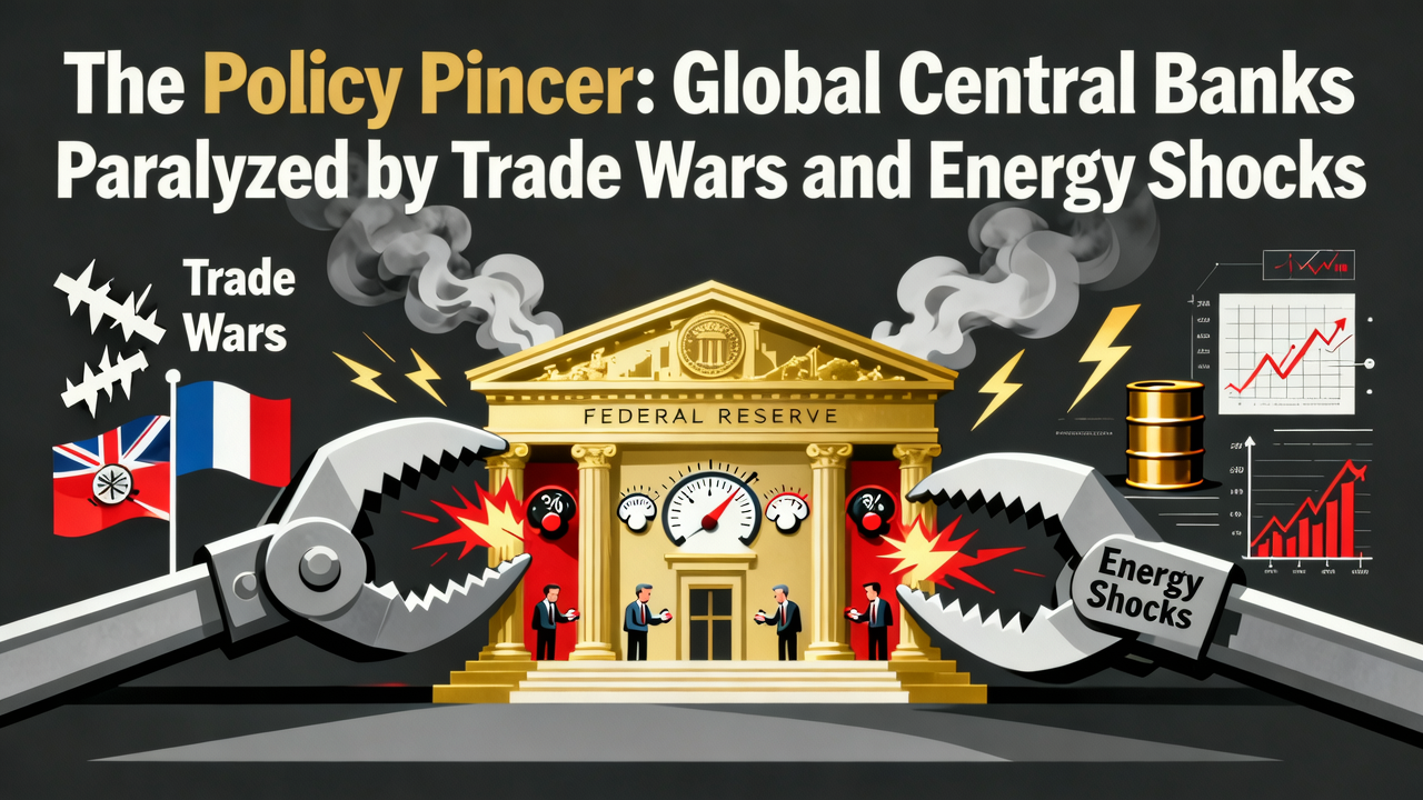 The Policy Pincer: Global Central Banks Paralyzed by Trade Wars and Energy Shocks