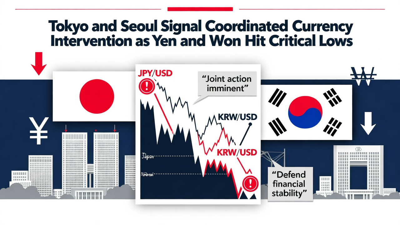 Tokyo and Seoul Signal Coordinated Currency Intervention as Yen and Won Hit Critical Lows