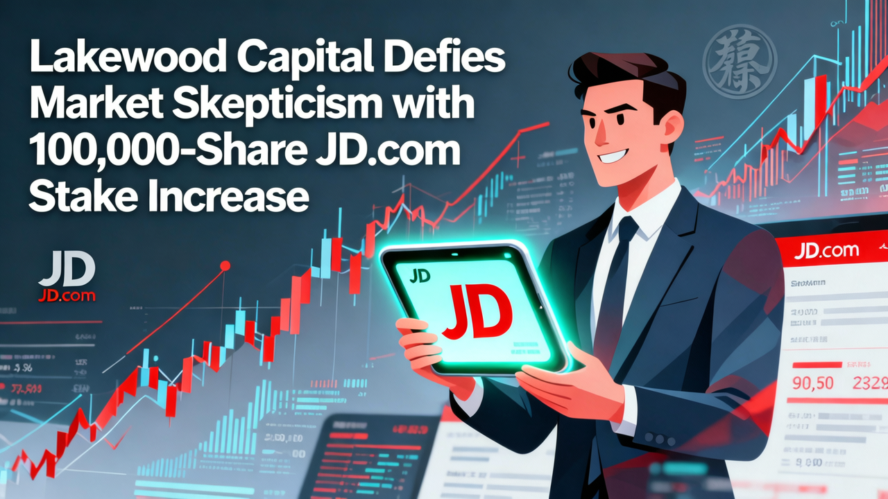 Lakewood Capital Defies Market Skepticism with 100,000-Share JD.com Stake Increase