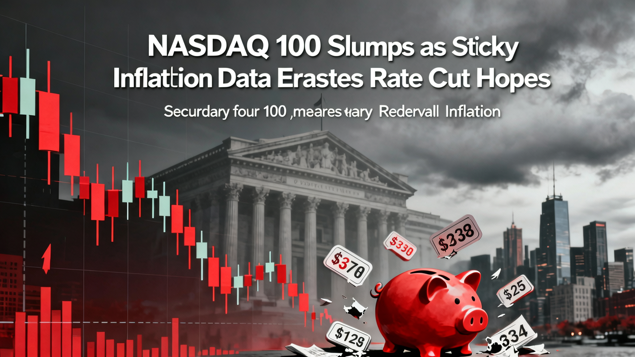 NASDAQ 100 Slumps as Sticky Inflation Data Erases Rate Cut Hopes