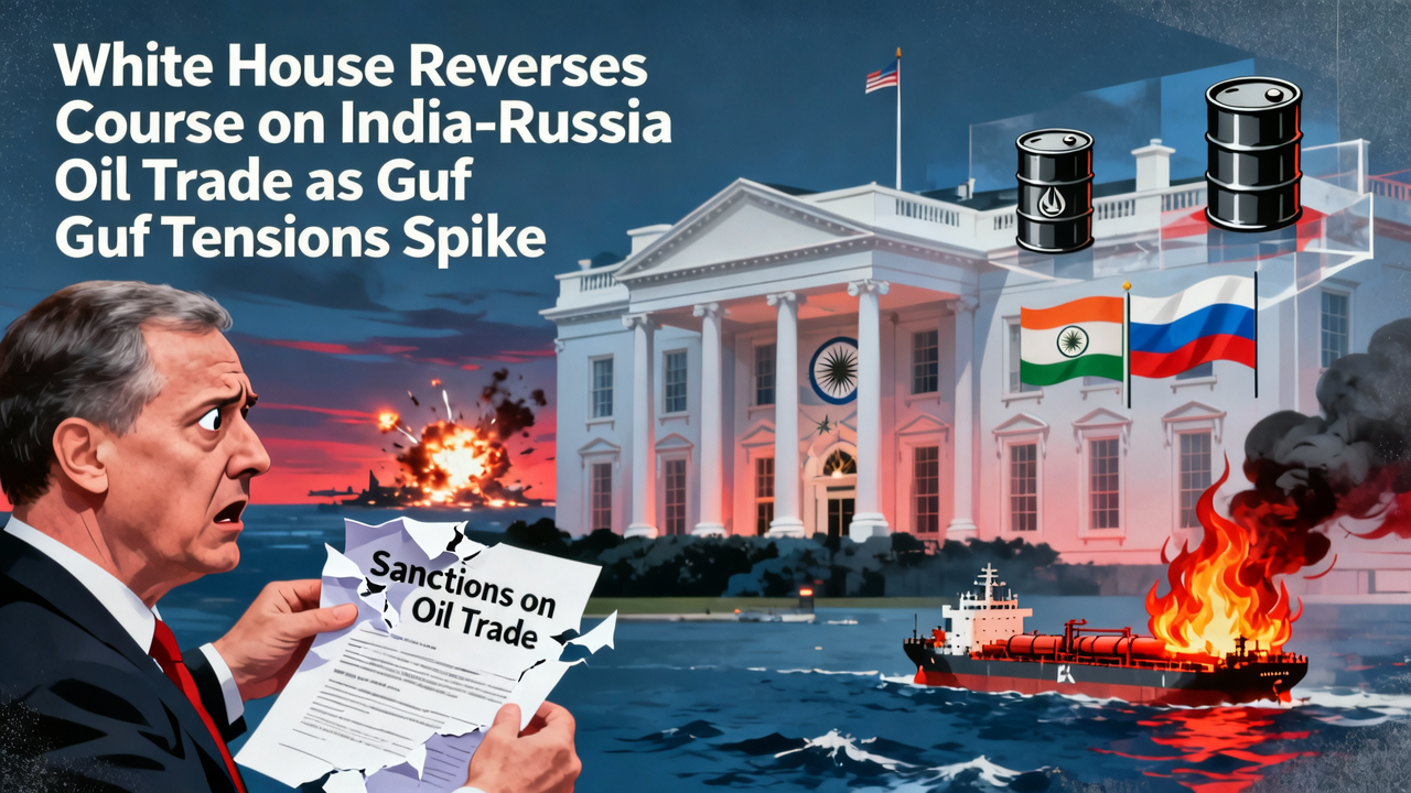 White House Reverses Course on India-Russia Oil Trade as Gulf Tensions Spike