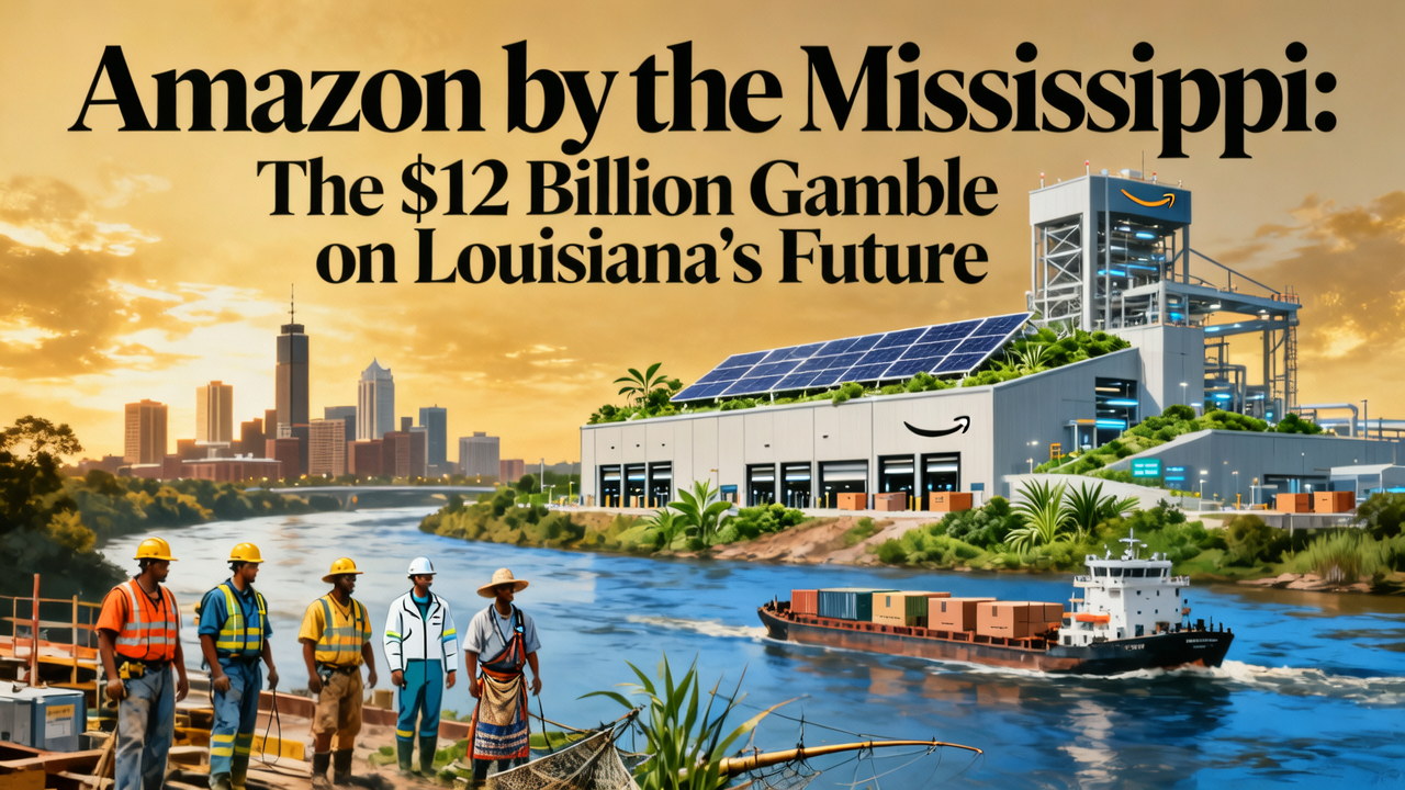 Amazon by the Mississippi: The $12 Billion Gamble on Louisiana’s Future