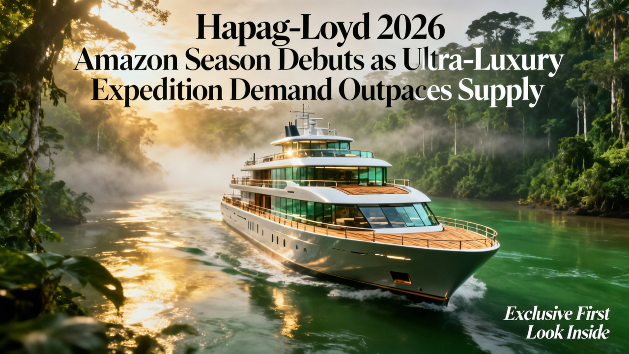 Hapag-Lloyd 2026 Amazon Season Debuts as Ultra-Luxury Expedition Demand Outpaces Supply