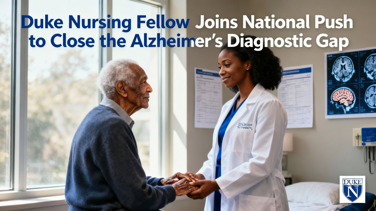 Duke Nursing Fellow Joins National Push to Close the Alzheimer’s Diagnostic Gap