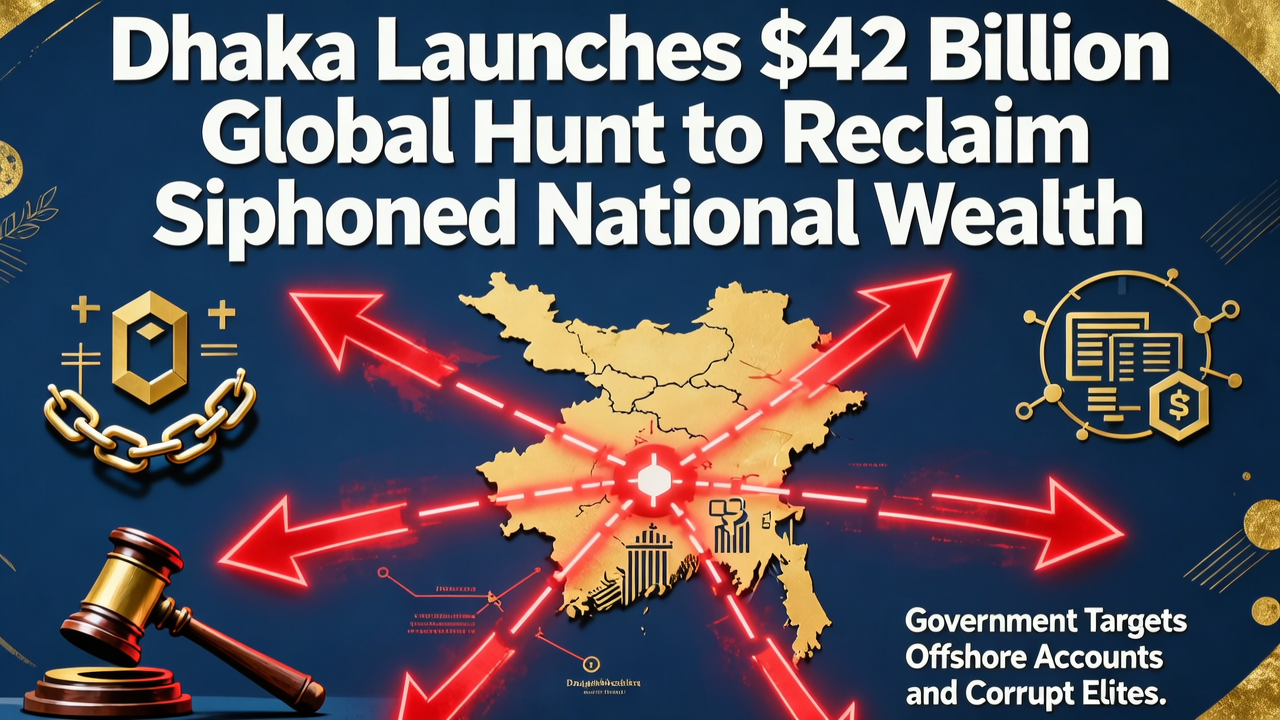 Dhaka Launches $42 Billion Global Hunt to Reclaim Siphoned National Wealth