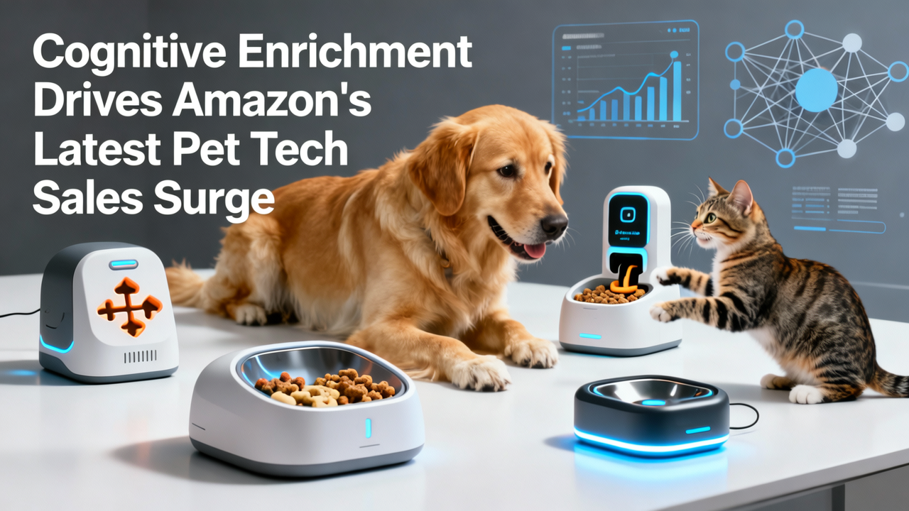 Cognitive Enrichment Drives Amazon’s Latest Pet Tech Sales Surge