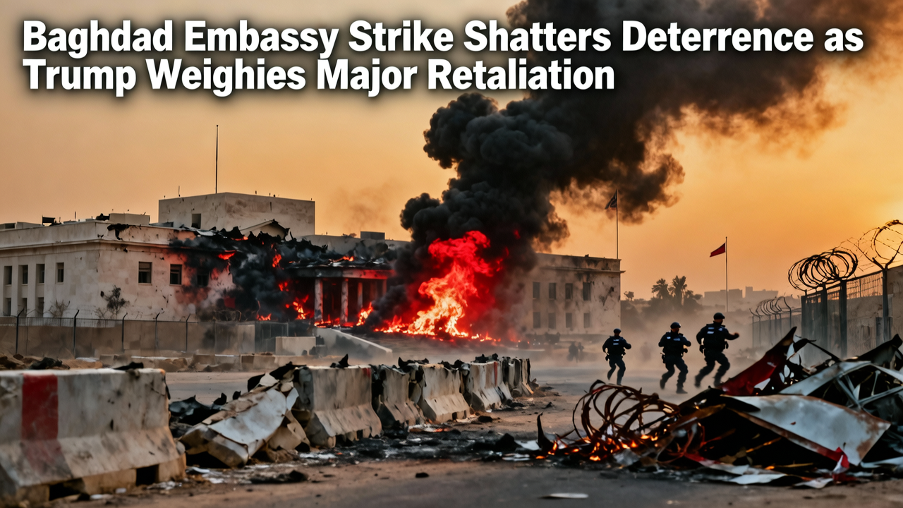 Baghdad Embassy Strike Shatters Deterrence as Trump Weighs Major Retaliation