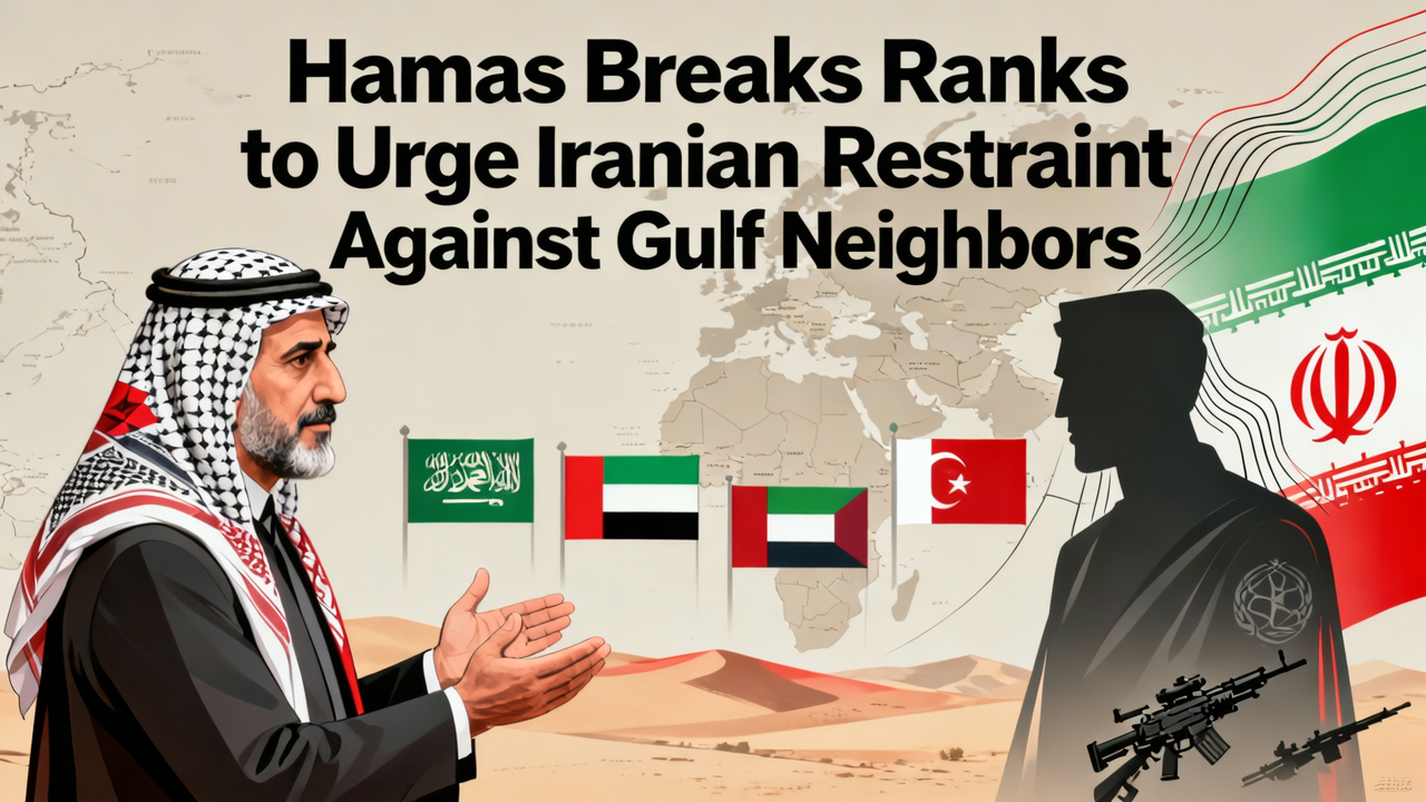 Hamas Breaks Ranks to Urge Iranian Restraint Against Gulf Neighbors