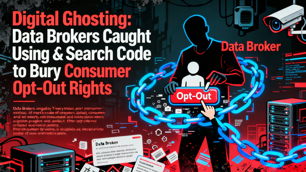 Digital Ghosting: Data Brokers Caught Using Search Code to Bury Consumer Opt-Out Rights