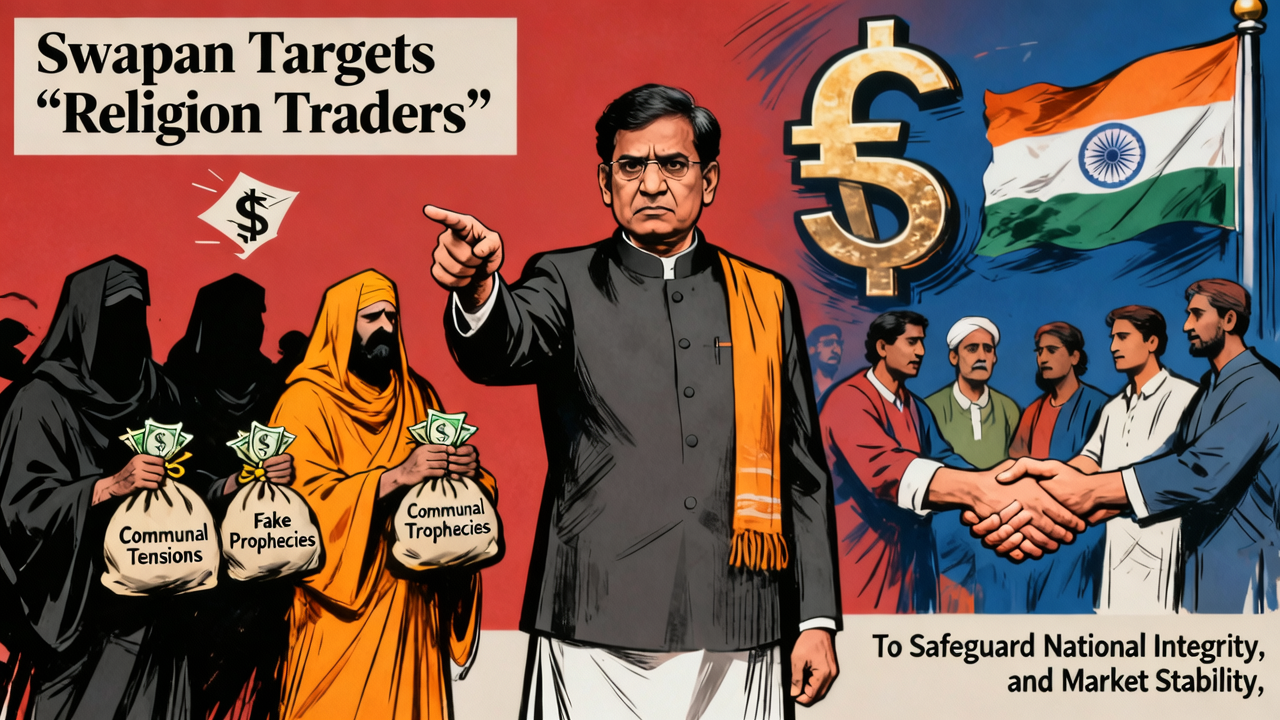Swapan Targets ‘Religion Traders’ to Safeguard National Integrity and Market Stability