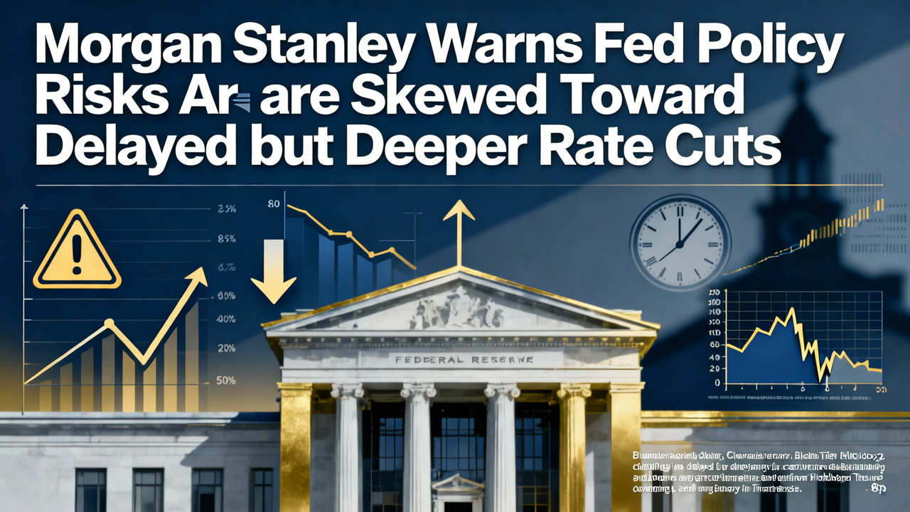 Morgan Stanley Warns Fed Policy Risks Are Skewed Toward Delayed but Deeper Rate Cuts
